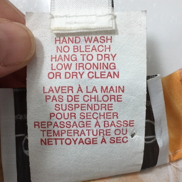 Leslie Belle Vintage Skirt Top Set Orange Floral - Picture 11 of 16